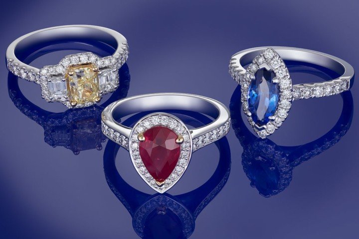 Nationwide diamond jewellery advertising photographer